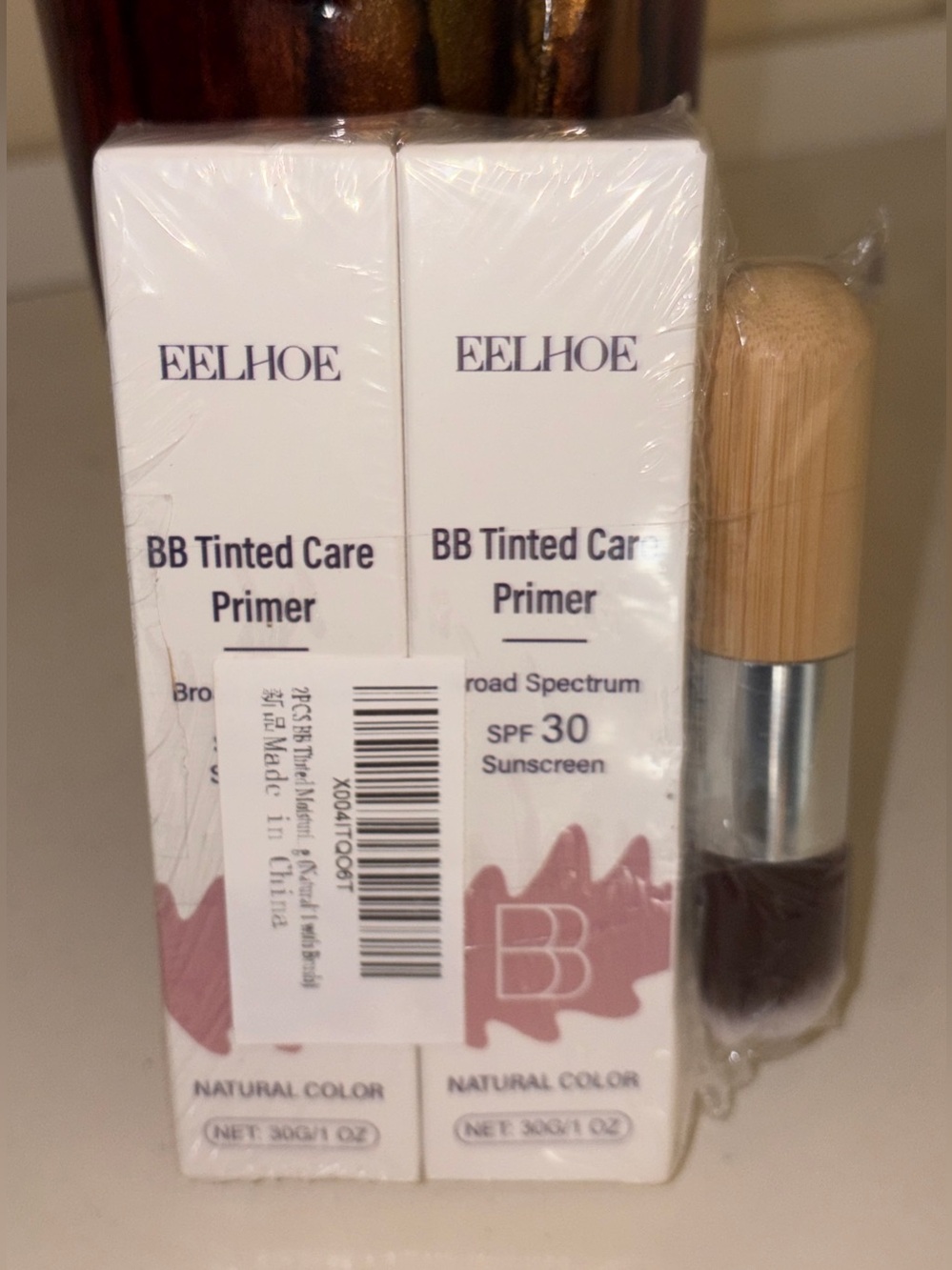 A set of EELHOE BB Tinted Care Primer - Natural Color (Cream)